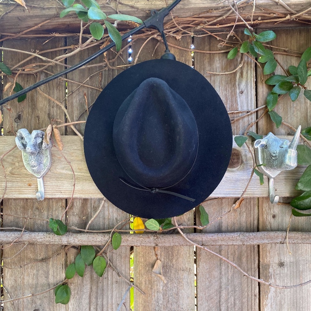 Brixton Fedora Hat; Black